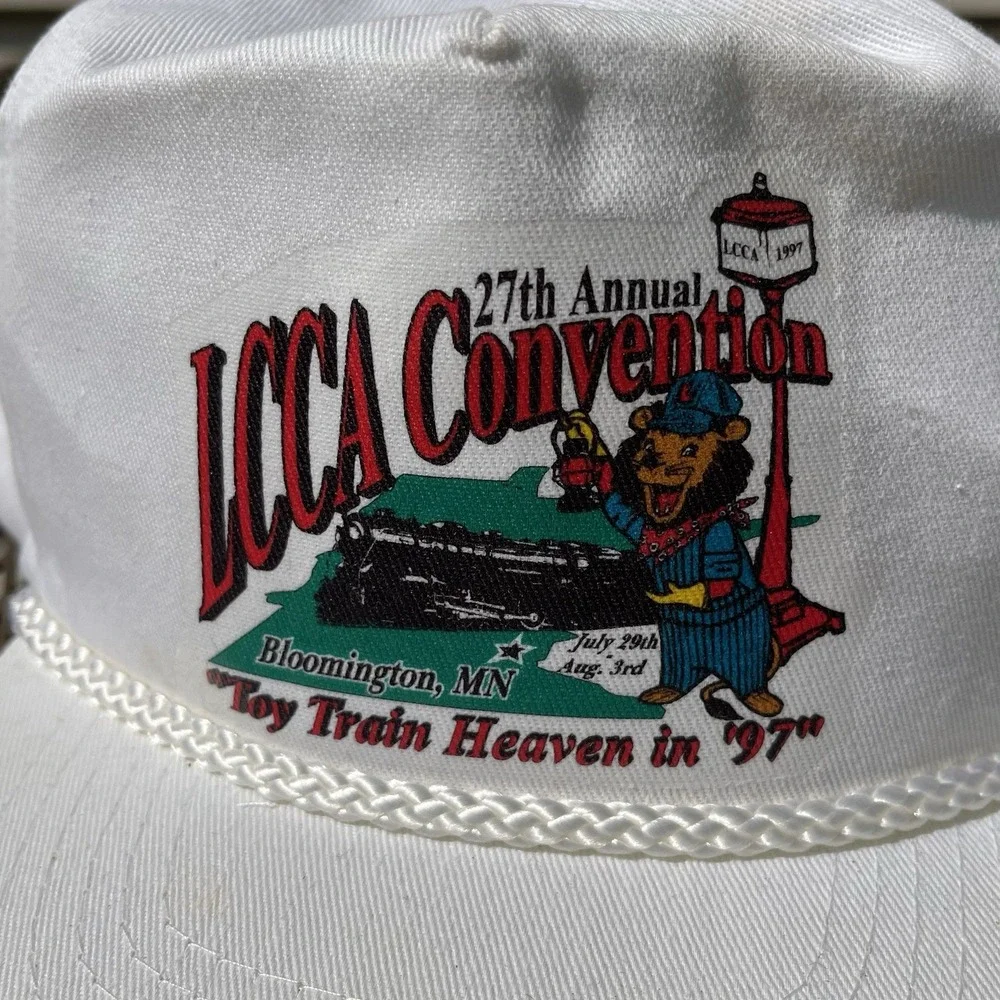 Vintage LCCA Convention Hat Lionel Collectors Club of America Model Train‎ Show